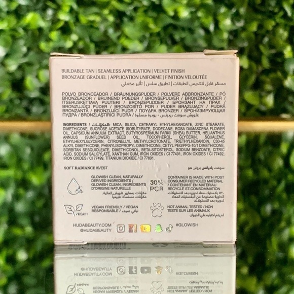 Huda GloWish TAN LIGHT 3 Soft Radiance Bronzing Powder | NEW | Mini - Picture 6 of 14